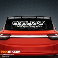 Наклейка на авто для GEELY COOLRAY