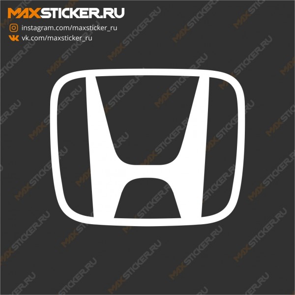 Наклейка на авто - Логотип Honda