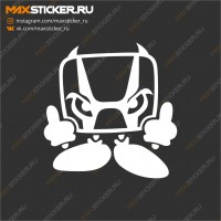 Наклейка - Fuck You HONDA