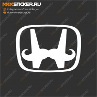 Логотип Honda с усами