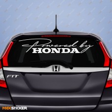 Наклейка на авто - Powered by HONDA