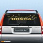 Наклейка на авто - Powered by HONDA
