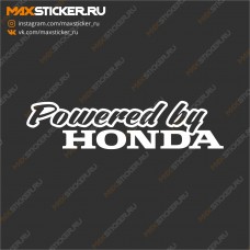 Наклейка - Powered by Honda