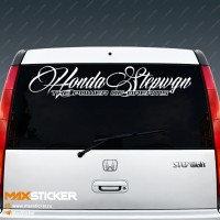 Наклейка на HONDA STEPWGN