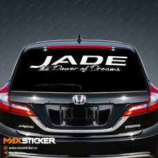 HONDA JADE - наклейка на авто