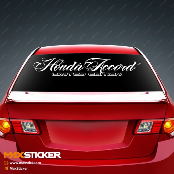 HONDA ACCORD - Наклейка на авто