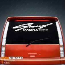 Наклейка на авто  HONDA S-MX