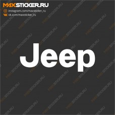 Наклейка логотип Jeep