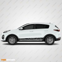 Наклейки на борта KIA SPORTAGE