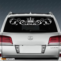 Наклейка на заднее стекло LEXUS