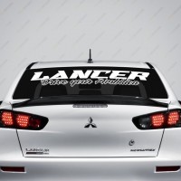 Наклейки на заднее стекло LANCER