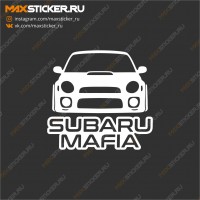Наклейка - SUBARU MAFIA