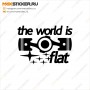 Наклейка для SUBARU - The World is Flat
