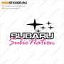 Наклейка на авто - SUBARU Subie Nation
