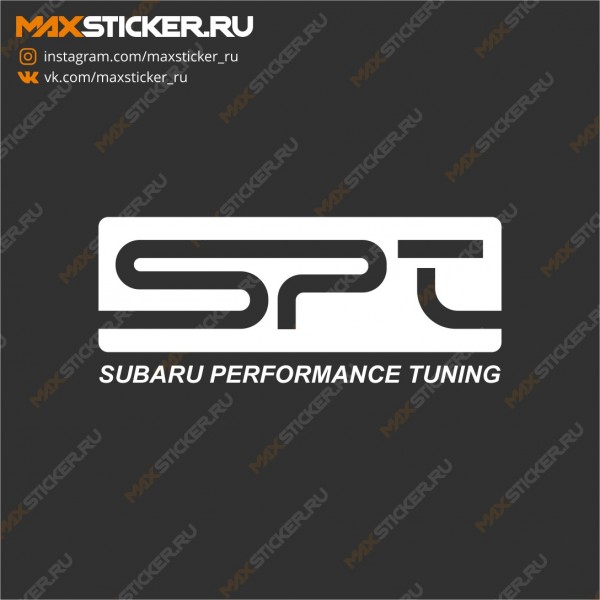 Наклейка для SUBARU - SPT Subaru Performance Tuning