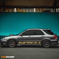 Комплект наклеек на борта SUBARU IMPREZA