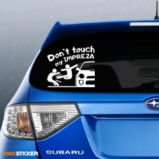Прикольная наклейка для Subaru IMPREZA
