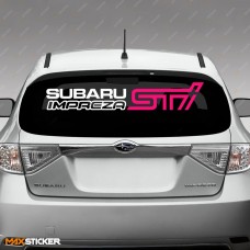 Наклейка на авто - SUBARU IMPREZA STI