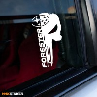 Наклейка для СУБАРУ - Череп SUBARU FORESTER