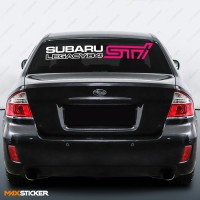 Наклейка на авто - SUBARU LEGACY B4 STI