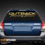 Наклейка на авто для SUBARU OUTBACK