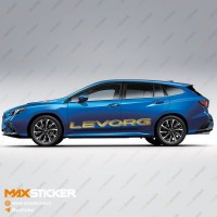 Наклейки на борта для SUBARU LEVORG