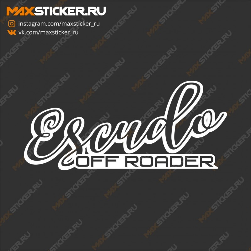 Наклейка на авто - SUZUKI ESCUDO OFFROADER