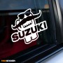 Наклейка на авто - DOMO SUZUKI