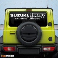 Наклейка на заднее стекло  SUZUKI Jimny