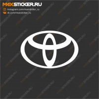 Наклейка логотип TOYOTA
