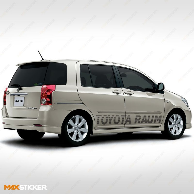 Комплект наклеек на борта TOYOTA RAUM