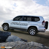 Наклейка на борт TOYOTA PRADO