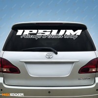 Наклейка на заднее стекло ТОЙОТА ИПСУМ