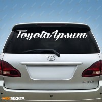 Наклейка на заднее стекло TOYOTA IPSUM