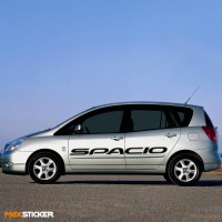 Наклейки на борта TOYOTA SPACIO