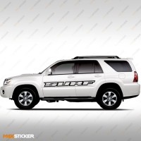Наклейки на борта TOYOTA HILUX SURF
