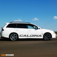 Наклейки на TOYOTA CALDINA
