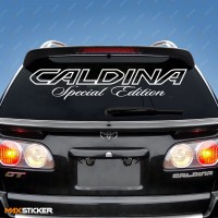 Наклейка на TOYOTA CALDINA
