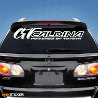 Наклейка на TOYOTA CALDINA GT