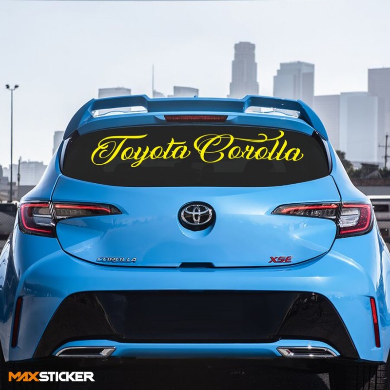 Наклейка TOYOTA COROLLA