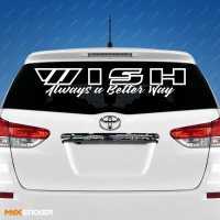 Наклейка для TOYOTA WISH