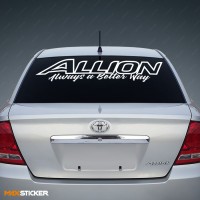 Наклейка на заднее стекло TOYOTA ALLION