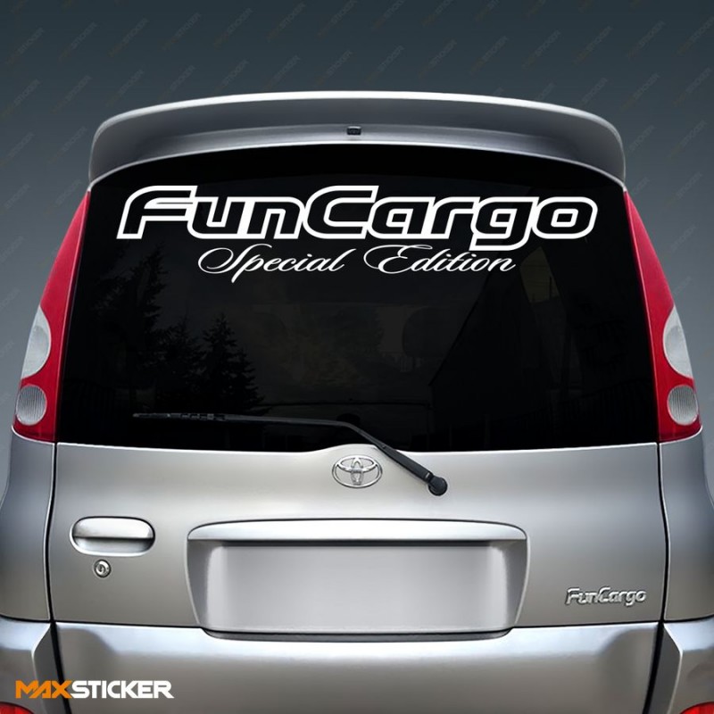 TOYOTA FUNCARGO - наклейка на авто