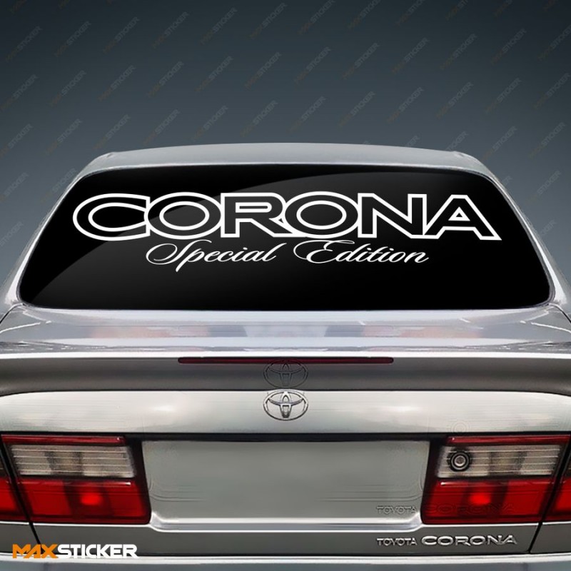 TOYOTA CORONA - наклейка на авто