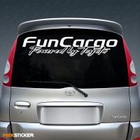 Наклейка на заднее стекло FUNCARGO