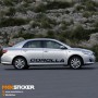 Наклейки на борта для TOYOTA COROLLA