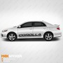 Наклейки на борта для TOYOTA COROLLA