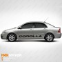 Наклейки на борта для TOYOTA COROLLA