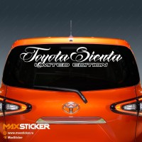 TOYOTA SIENTA - наклейка на авто