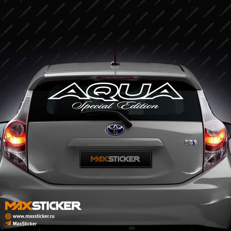 TOYOTA AQUA - Наклейка на авто 